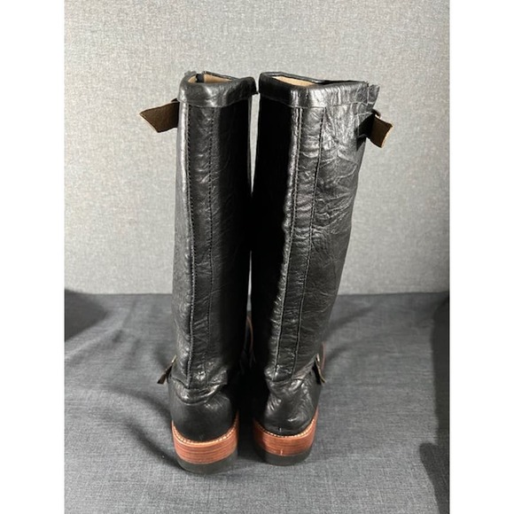 Jim Barnier Tall Black Leather Boots - Picture 3 of 6